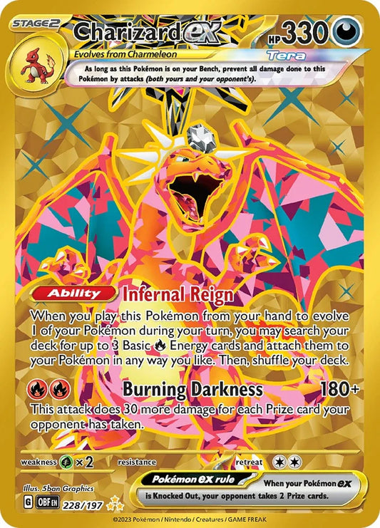 Charizard ex Tera – 228/197 (Secret Illustration Rare)